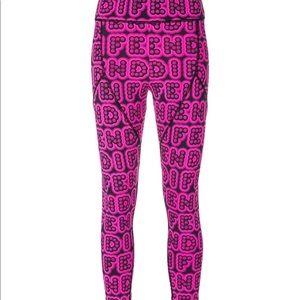 Fendi Logo Leggings
